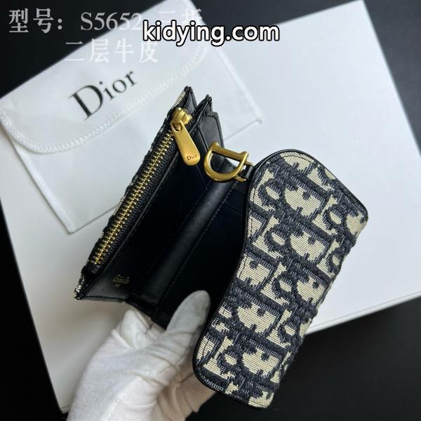 2026春夏☆DIOR  Lotus  Oblique☆ディオール折りたたみ財布 コピーS5652CTZQ-M928-2