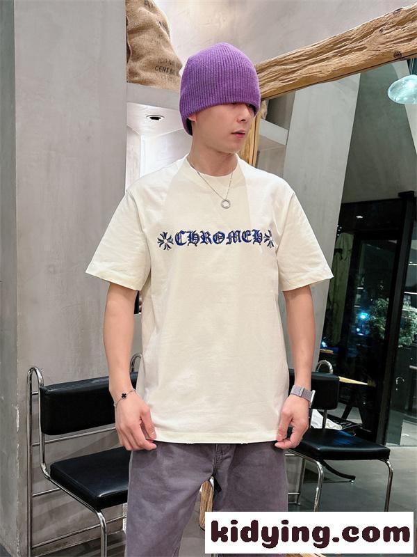 2026 春夏新品&CHROME HEARTS クロムハーツtシャツ コピーエレガントホワイト色-1