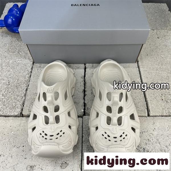 バレンシアガサンダルコピー2026トレンドBALENCIAGA Mold Closed Rubber SandalsYellow-0
