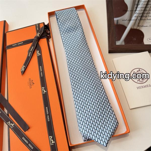 エルメスHermes激安メンズネクタイH総柄ジャカード新作シルク100手工縫製ビジネス正装対応-5