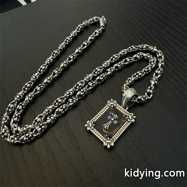 シルバー ネックレス 重厚 注目必至 洗練 CHROME HEARTS クロムハーツ スーパーコピー-1