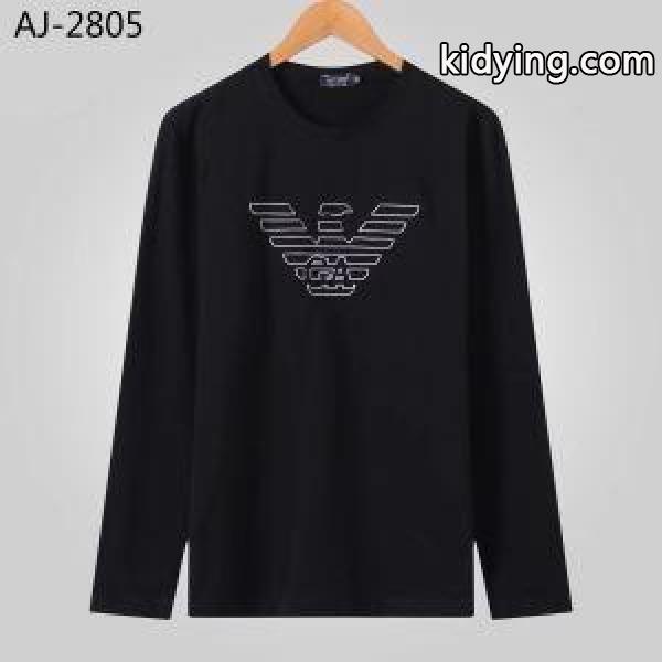 2019秋冬におしゃれな着こなし 冬の最旬コーデに仕上げる アルマーニ ARMANI 長袖Tシャツ 2色可選_アルマーニ ARMANI_ブランド コピー 激安(日本最大級)-1