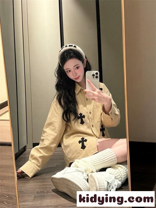 長袖シャツ CHROME HEARTS ストリート クロムハーツ コピー モード系 ゆったり おしゃれ カジュアル-8