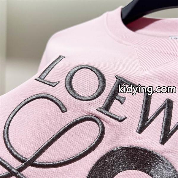 2025AW注目アイテム ロエベ LOEWE 偽物 ピンクロゴ パーカー 秋冬の大人可愛いスタイル-1
