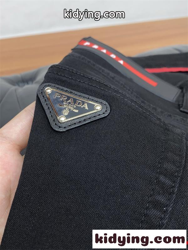 ソフトタッチ 裏起毛 PRADA プラダ コピー スウェットパンツ 快適着用感-4