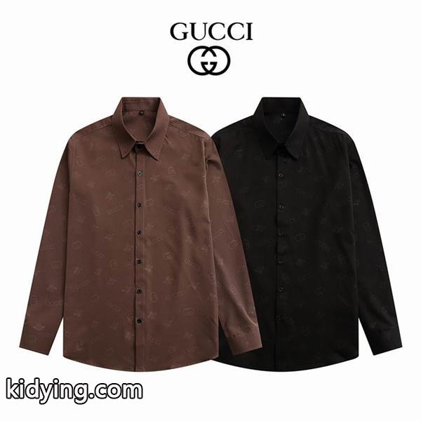 個性をプラスGUCC1長袖シャツコピーシャツ ランキング入賞の人気商品 2色可選 秋冬新作登場__ブランド コピー 激安(日本最大級)-0