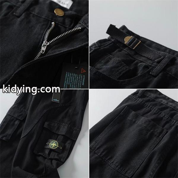 秋冬必須 本格派ストリート カーゴパンツ 上質コットン STONE ISLAND ストーンアイランド コピー-8
