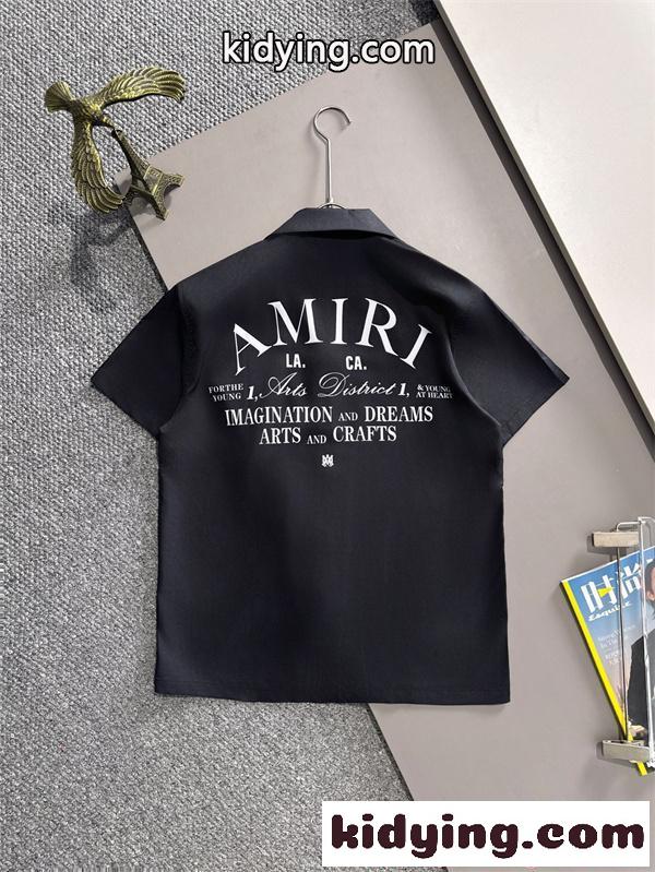 セットアップ 半袖シャツ アミリ コピー ショートパンツ プリント シンプル モード系 AMIRI-4