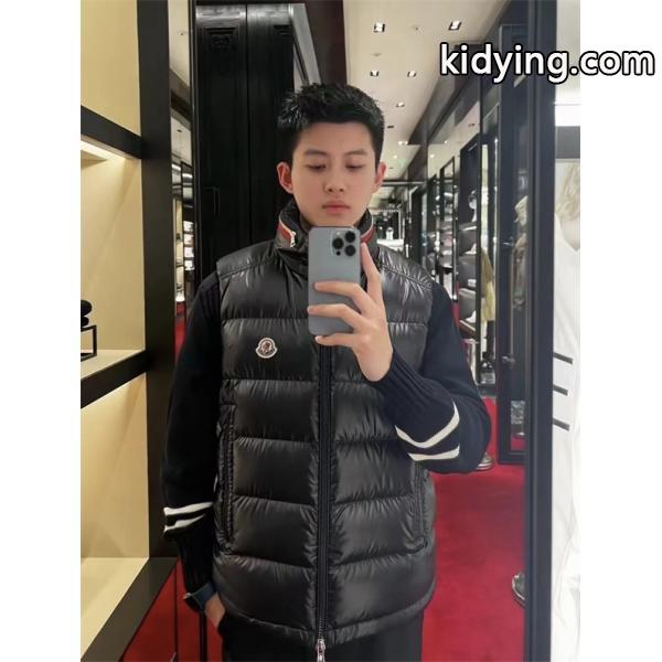 軽量 ブラック MONCLER モンクレール コピー ダウンベスト レイヤード向き 実用派-5