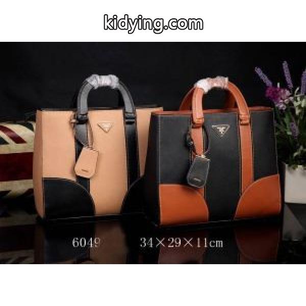 PRADA プラダ 2014 秋冬 首胸ロゴ レディースハンドバッグ 2色可選 6049_プラダ レディースバッグ_バッグ レディース_スーパーコピーブランド激安通販 専門店-0