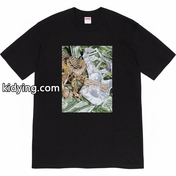 Supreme 20SS Bling Tee シュプリーム 激安 プリントtシャツ アメカジ ストリート感あふれる 個性-0