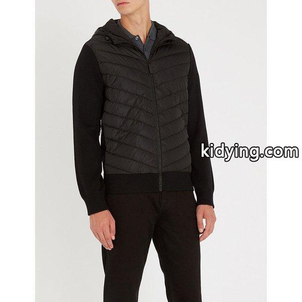 カナダグース canada goose メンズ ダウンジャケット アウター hybridge hooded shell-down and wool jacket Black :ap5-7238792-010:フェルマート fermart 3号店 - 通販ショッピング-0