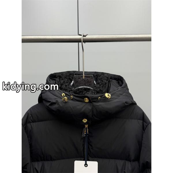 ブラックロングダウン ベルト & フリース襟 秋冬エレガント モンクレール コピーコート MONCLER レディース-2