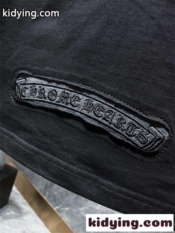CHROME HEARTS クロムハーツ コピー ビッグクロスエンボス オーバーフィット 半袖Tシャツ-7