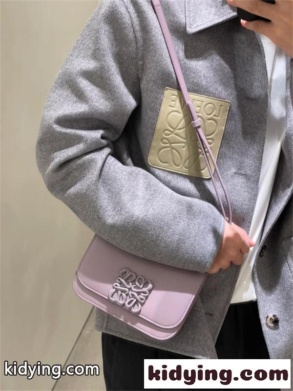 LOEWE 2026春夏人気ランキングロエベショルダーバッグコピーパープルお洒落数量限定-4