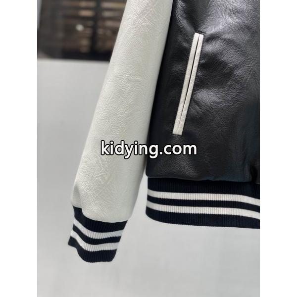 クロムハーツ スーパーコピー 高品質 モダン レザースタジャン ホワイトスリーブ CHROME HEARTS-1