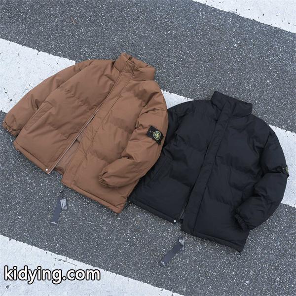 STONE ISLAND ストーンアイランド コピー 秋冬 高保温 ブラウン トレンド 防寒 ダウンジャケット-5