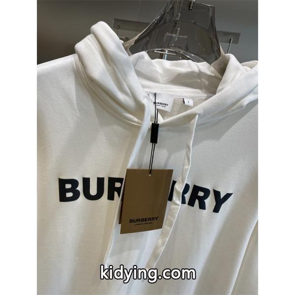 Burberry 黒白 2 色展開 秋冬定番愛用 バーバリー スーパーコピー パーカー クオリティ 季節限定モデル-2