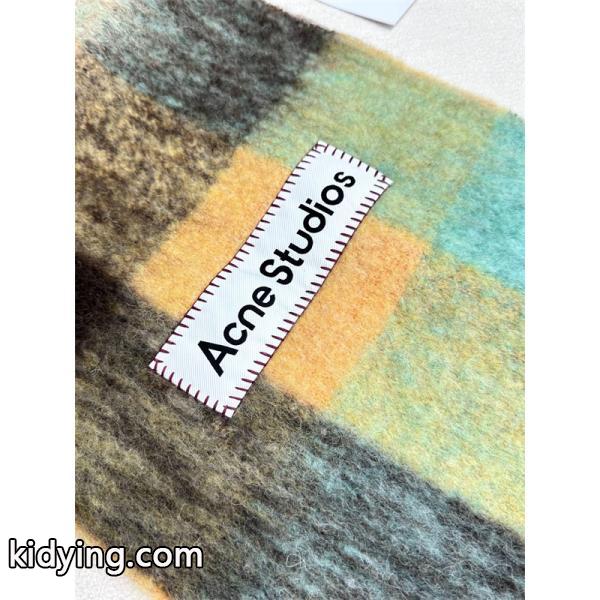 あったか マルチカラー チェック ACNE STUDIOS アクネ ストゥディオズ コピー マフラー 個性派-5