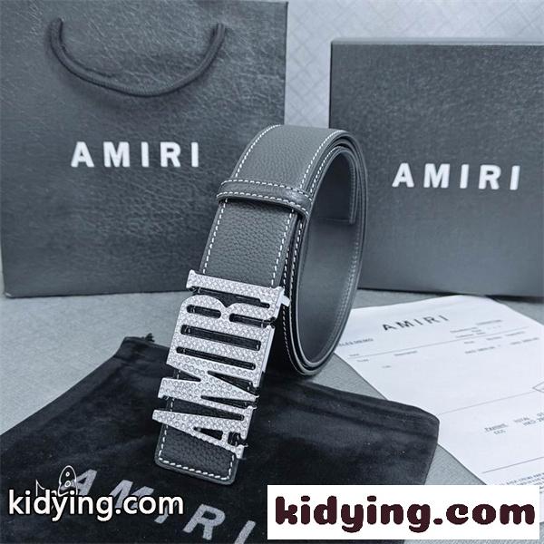 AMIRI 【2026新作】上質な本革を使用した ビジネススタイル☆☆アミリベルトコピー-3