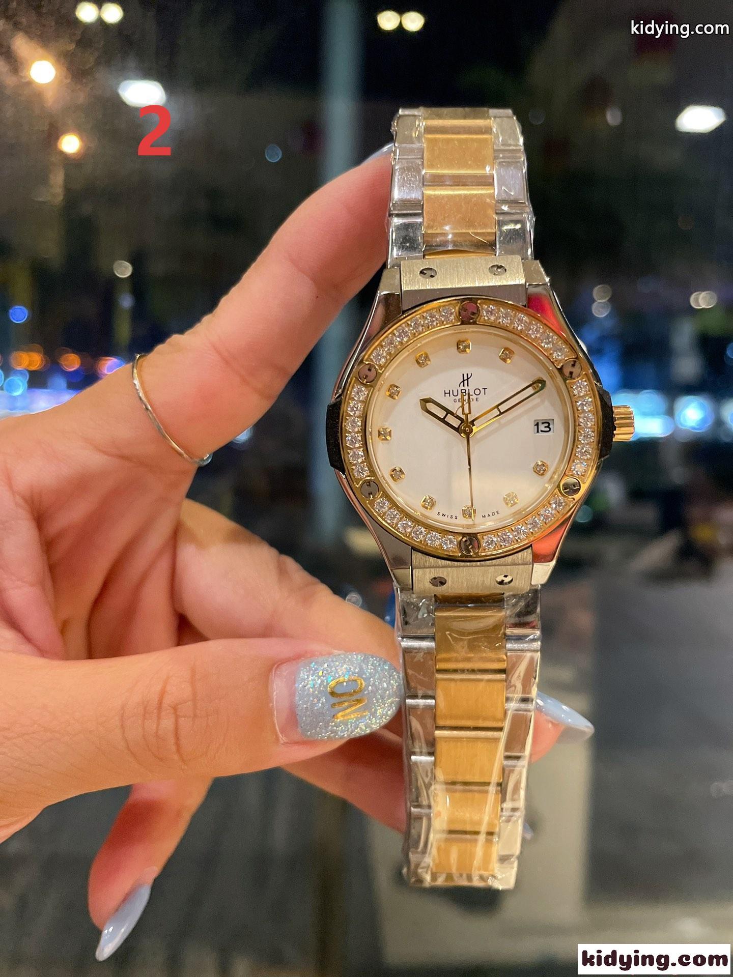 HUBLOT クォーツムーブメント ウブロ コピー レディース腕時計 人気 上品 エレガント 38mm-1