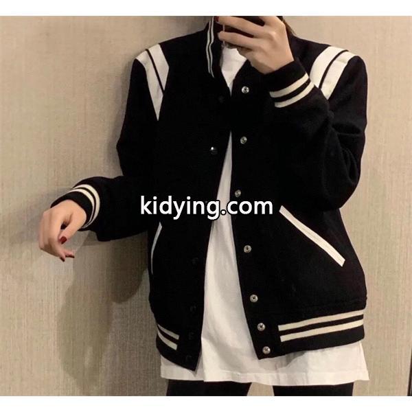 ホワイト カップル款 ベースボールジャケット バルマン BALMAIN コピー 秋冬 スタイル 定番-2