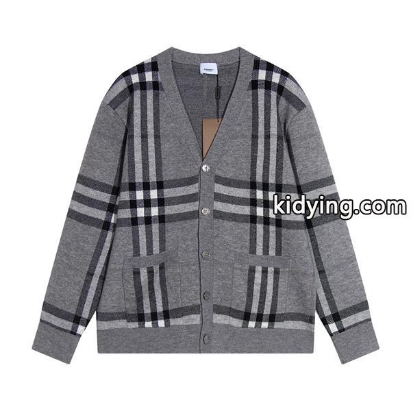 大胆なチェックの人気トレンド バーバリーカーディガンコピー 秋にはやる最新作を先取り BURBERRY 秋冬トレンドアイテムメンズファッション_スーパーコピーブランド激安通販 専門店-0