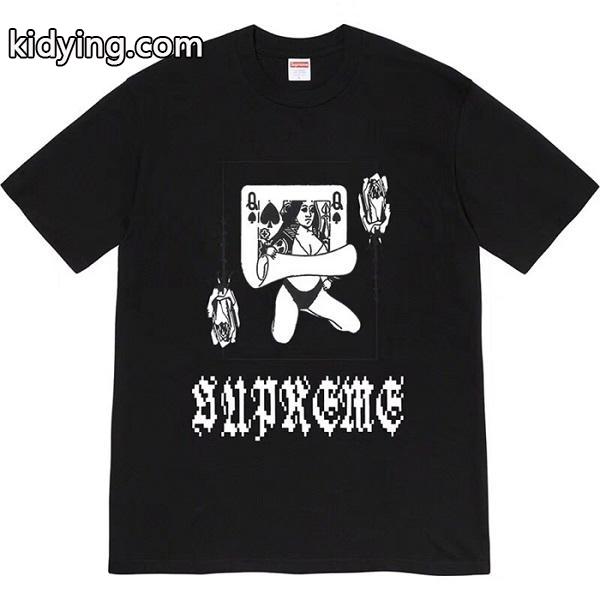 2021赤字超特価新品 Supremeシュプリームコピー通販カジュアルコーデ クルーネック半袖Ｔシャツ-0