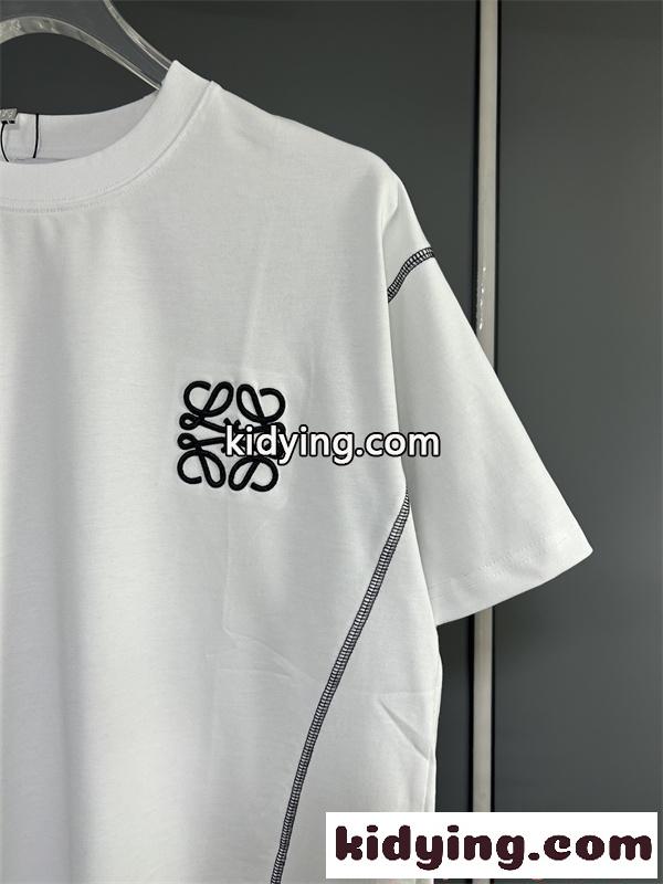 半袖Tシャツ 切替ライン ロゴアクセント スポーティー仕様 LOEWE ロエベ コピー-6