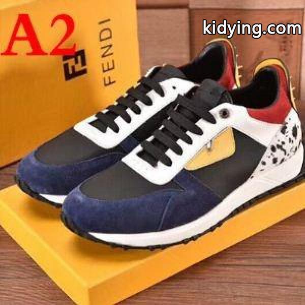 大注目!関税送料込&FENDI&レザースニーカー37702867フェンディ コピー軽量設計快適な履き心地男性用シューズ-1