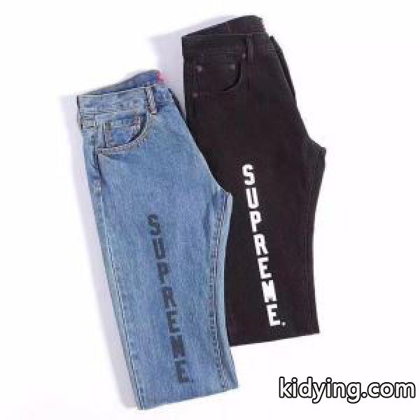 2色可選  ジーンズ SUPREME 2017秋冬 シュプリーム 重宝するアイテム_ブランド ジーンズ_メンズファッション_スーパーコピーブランド激安通販 専門店-0
