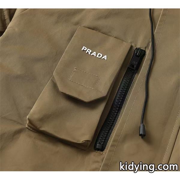 PRADA プラダ コピー 即完注意 人気モデル 洗練 ジャケット 2026新作コーデ-4