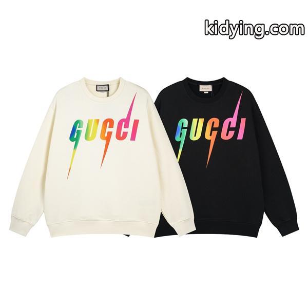 韓国ファッションGUCCI トレーナスーパーコピーメンズプリントプルオーバーパーカー抜群の着心地ブラック-1