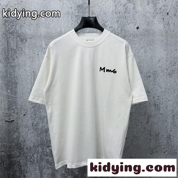 ベーシックシルエット 軽やかな印象 MAISON MARGIELA メゾンマルジェラ コピー コットンTシャツ 街着スタイル-8
