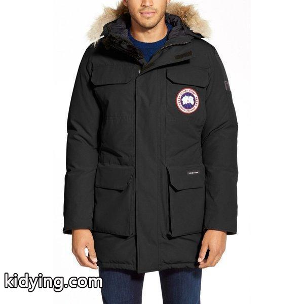 カナダグース メンズ コート アウター Citadel Slim Fit Parka with Genuine Coyote Fur Black :dp3-1103607-163173:フェルマート エフ fermart ef - 通販ショッピング-0