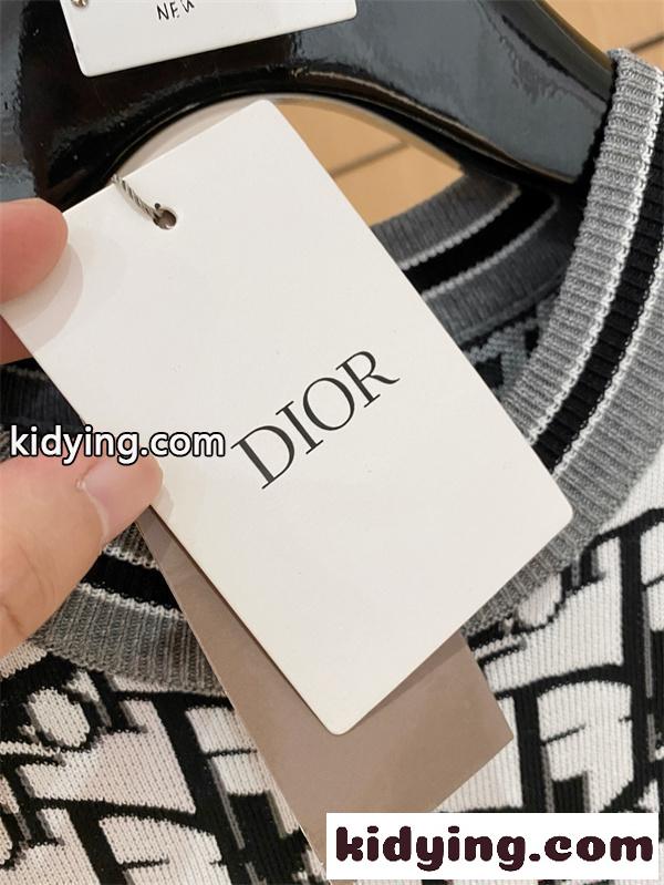 DIOR ディオール コピー 人気集中 ホワイト ブラック トレンドスタイル 半袖Tシャツ-4
