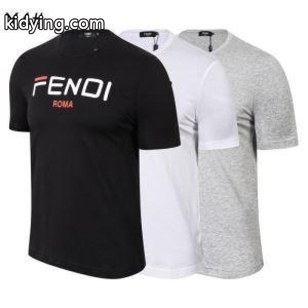 3色可選 注目ブランドは2019最新 半袖Tシャツ 最新シーズンがやってきた フェンディ最新ブランド新品が熱い FENDI 昨年も人気のアイテム新品_フェンディ FENDI_ブランド コピー 激安(日本最大級)-0