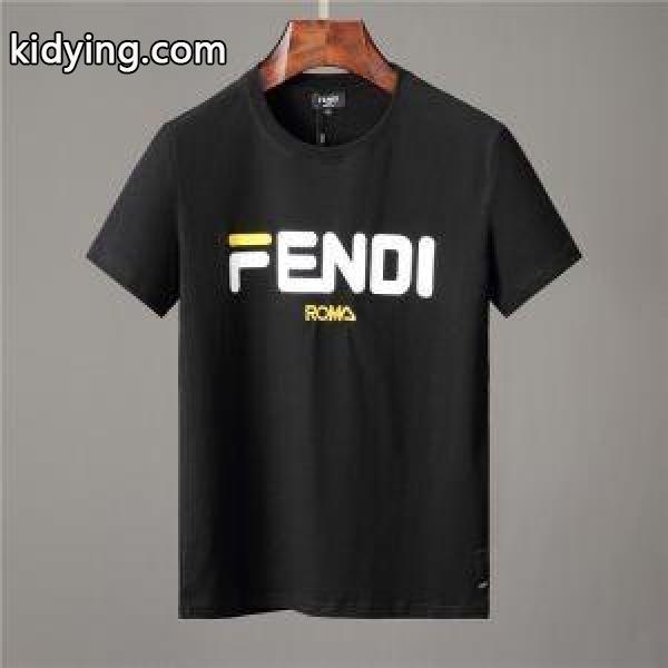 大人OK&FENDI×FILAコラボ 2019SS&ロゴ入Tシャツ&2色&10~14Y39686081フェンディ コピー欠かせないアイテム-0