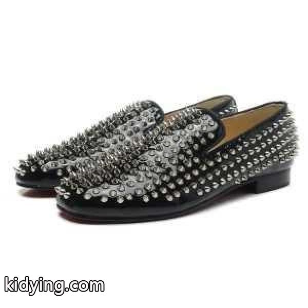 限定再入荷! クリスチャンルブタン◆ アイコンスリッポン Dandelion 黒_CHRISTIAN LOUBOUTIN クリスチャンルブタン_ブランド コピー 激安(日本最大級)-0