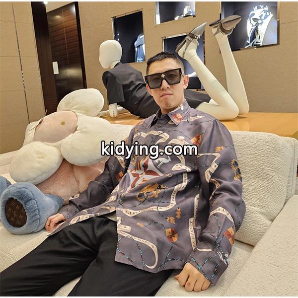 LV SS26 春夏 ルイヴィトンシャツスーパーコピーN級品メンズファッションお洒落コーディネート-0