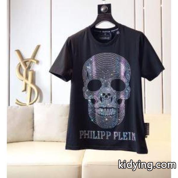 2019春夏は人気定番 PHILIPP PLEIN Tシャツ/半袖 2色可選フィリッププレイン 風合いが魅力 ファッションに新しい色_フィリッププレイン PHILIPP PLEIN_ブランド コピー 激安(日本最大級)-3