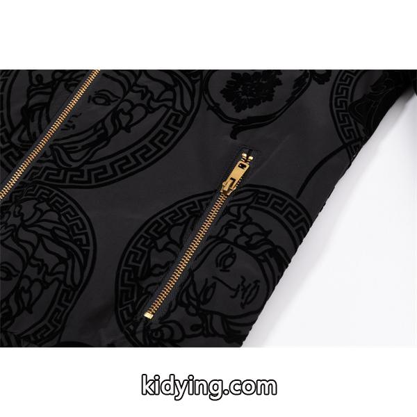 ジャケット ヴェルサーチ VERSACE コピー　2025秋冬必須アイテム 人気限定 ブラック 满印メデューサ柄-5