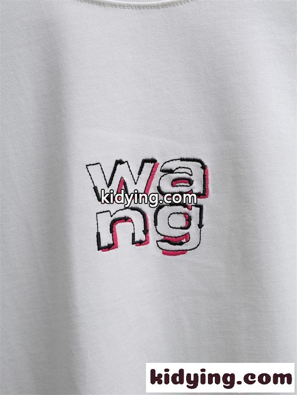 アレキサンダーワン コピー 半袖Tシャツ ミニロゴ刺繍 シンプル上品 ストリート映え Alexander wang ゆったり-5