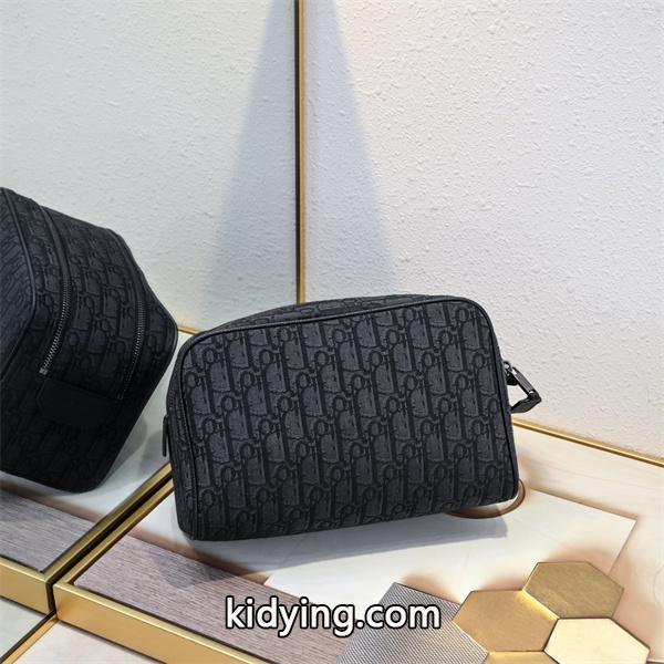 実用性抜群 ボックスポーチ ダブルファスナー 小物収納 DIOR ディオール コピー-3