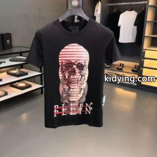 PHILIPP PLEIN Tシャツ/半袖 2色可選 夏に良く似合うちょっと新品 フィリッププレイン 2019春夏は人気定番_フィリッププレイン PHILIPP PLEIN_ブランド コピー 激安(日本最大級)-1