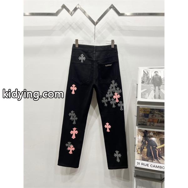 数量限定 個性際立つ モード系 クロムハーツ Chrome Hearts コピー デニムパンツ-1
