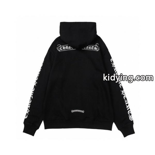クロムハーツ コピー クール ロゴ 刺繍 高級 かっこいい パーカー 売れ筋 CHROME HEARTS-0