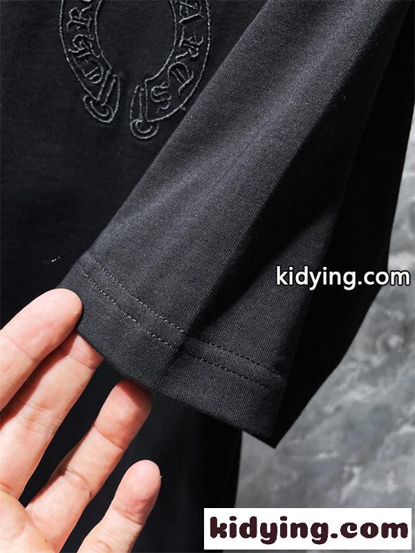 CHROME HEARTS クロムハーツ コピー ビッグクロスエンボス オーバーフィット 半袖Tシャツ-5