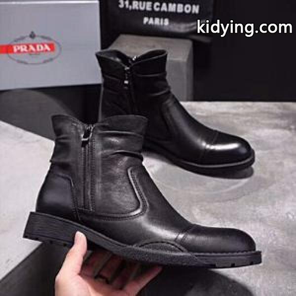 2色選択可 今季大人気新作登場 ハイトップシューズ  2018年秋冬入荷 プラダ PRADA_スニーカー、靴_メンズファッション_スーパーコピーブランド激安通販 専門店-0