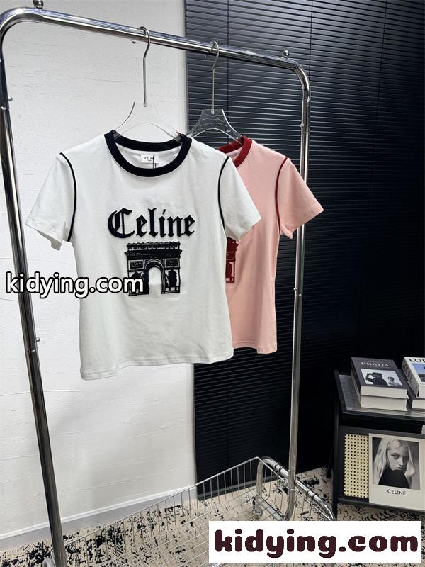 人気2026&CELINE セリーヌ tシャツコピーおしゃれ個性着心地清涼感抜群2色-2